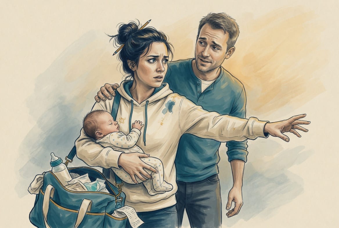 Young family with newborn seeking affordable health coverage in Summerville